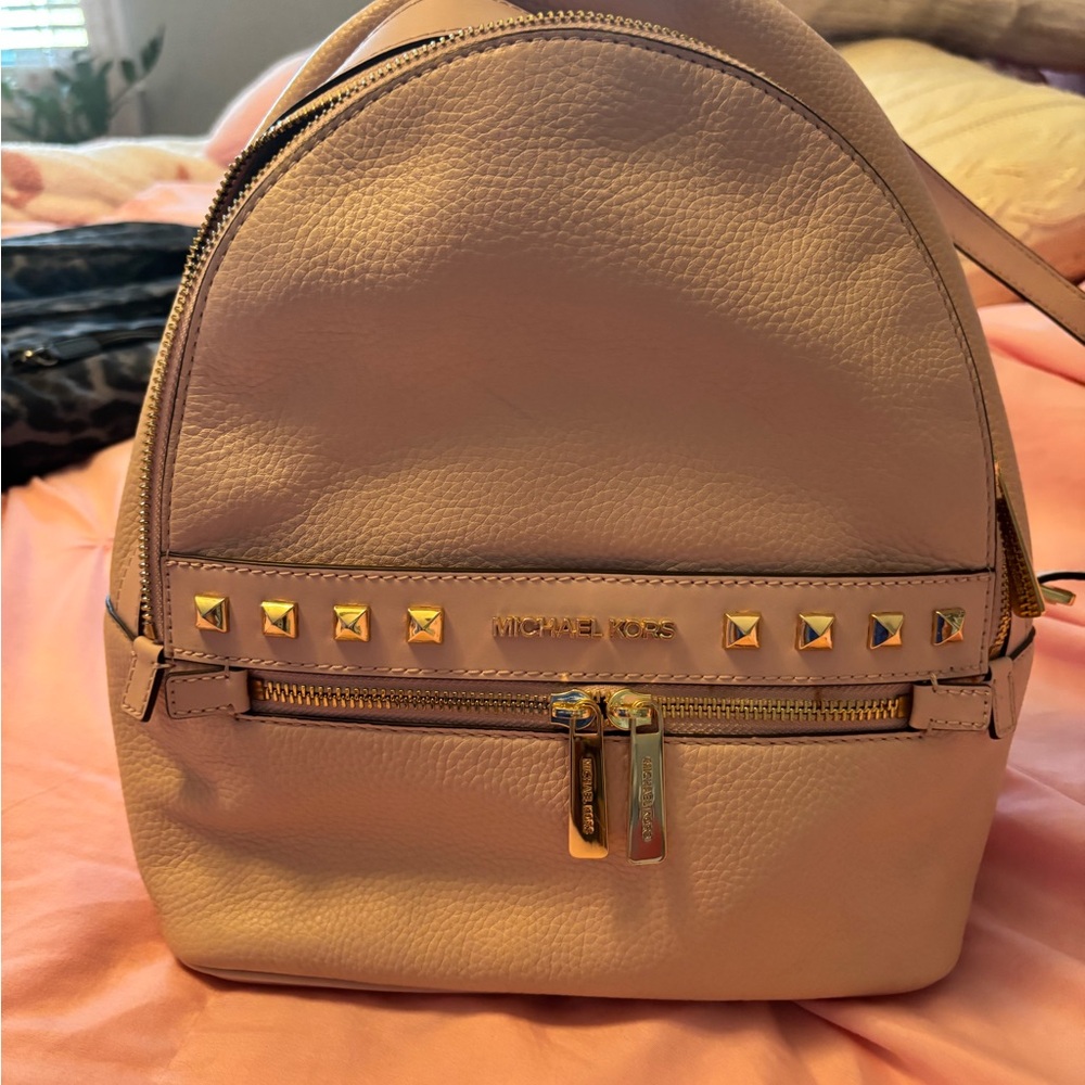 Michael Kors Pink Backpack